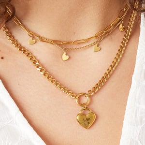 Necklace A Heart Full Of Love Gold h5 Picture5